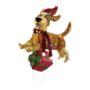 Sunisery Pre-lit Christmas Decorations, Outdoor Dog Cat Alpaca Decoration with LED Lights for Home, Yard, Garden